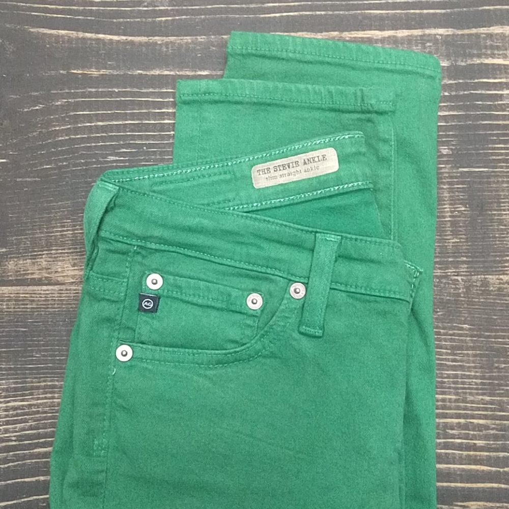 AG Adriano Goldschmied | Green Jeggings